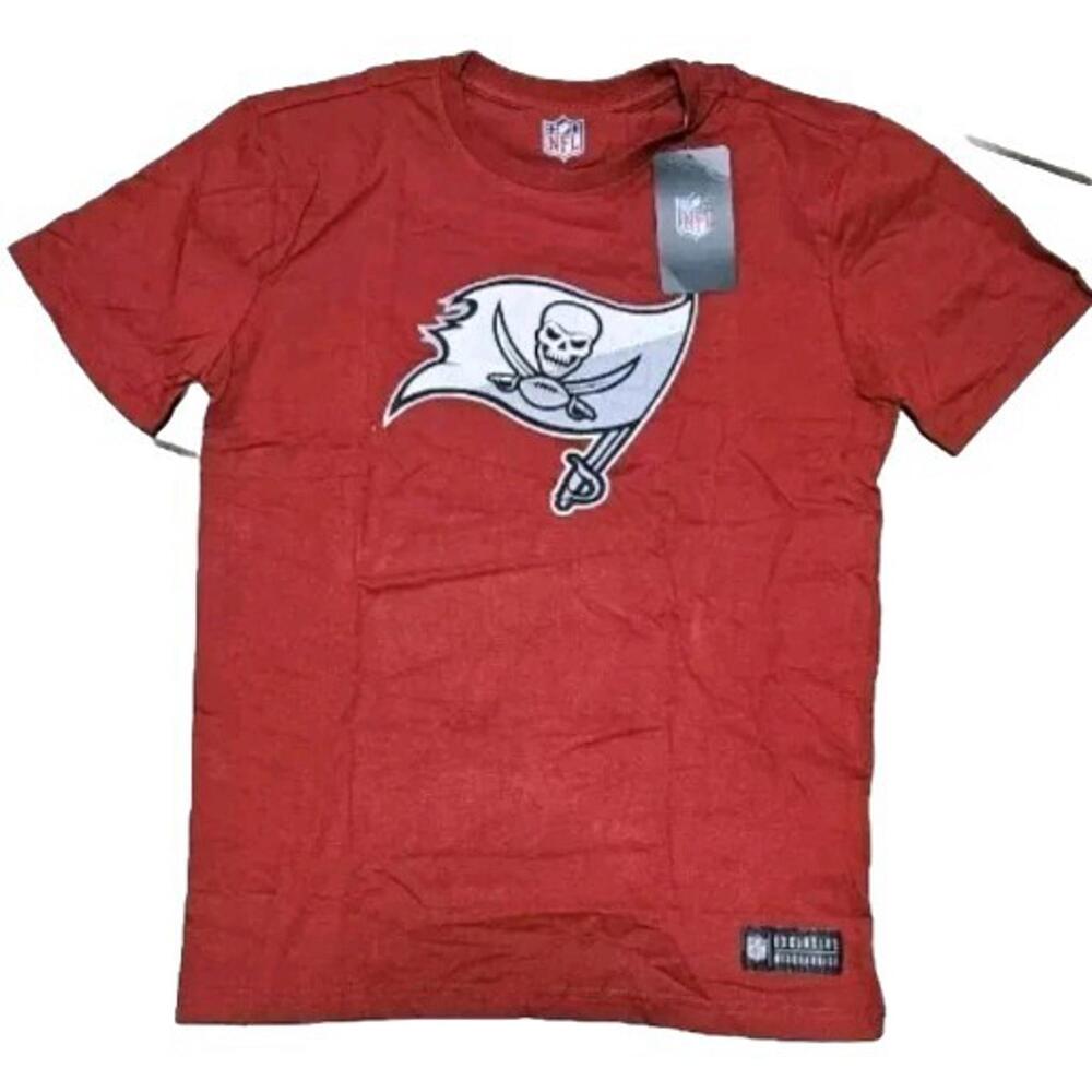 Tampa Bay Buccaneers Pirate Flag Men's T-Shirt Official NFL Apparel LARGE